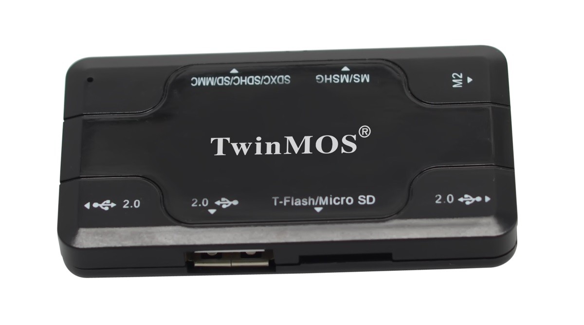 TWINMOS USB 2.0 46 IN 1 PORTABLE CARD READER # CRW46I1-B