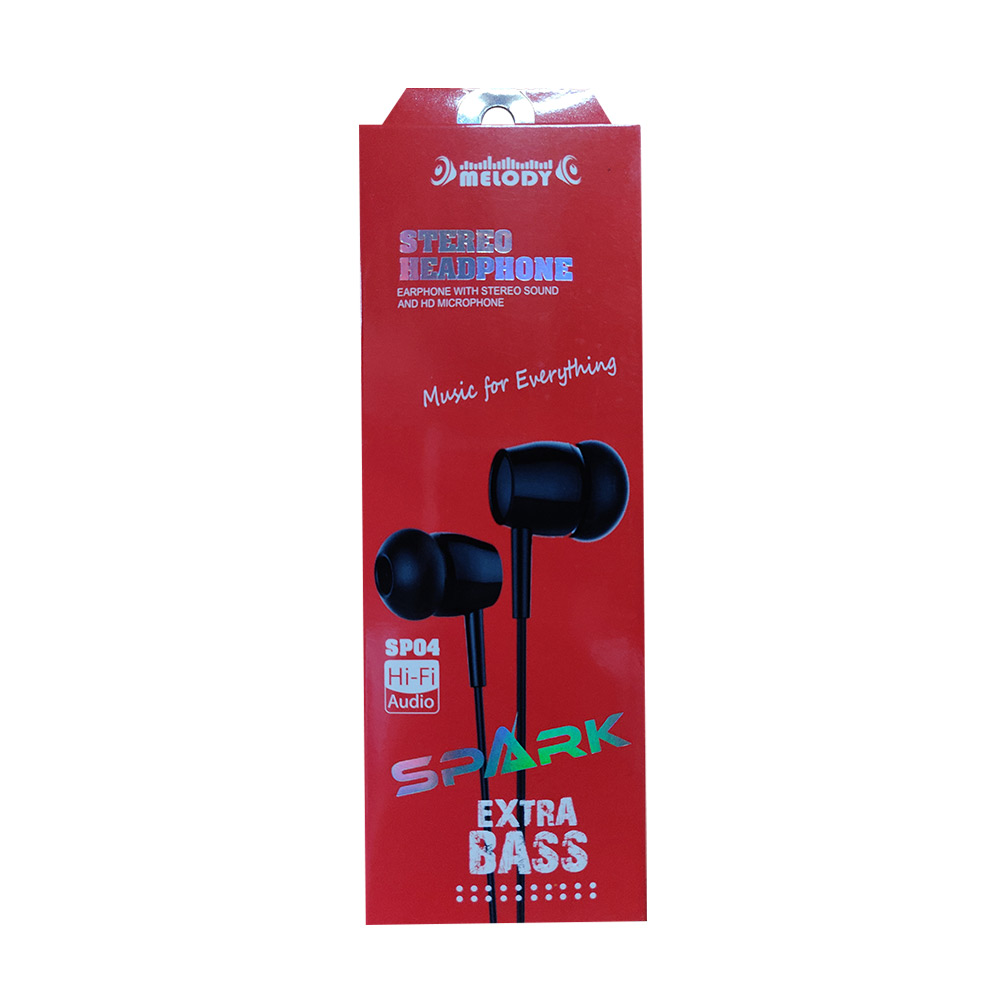 Lite Melody SP04 Wired Earphone (Black)