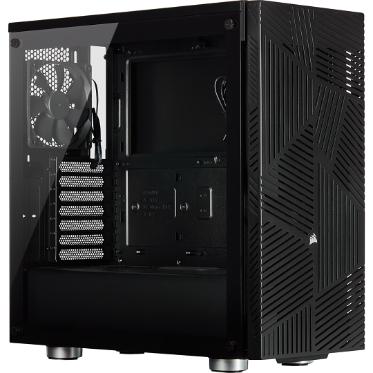 Corsair Casing 275R Airflow Tempered Glass Mid-Tower Gaming Case — Black