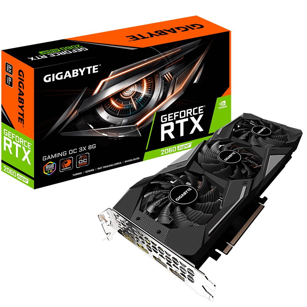 GIGABYTE GeForce RTX 2060 SUPER GAMING OC 3X 8GB Graphics Card