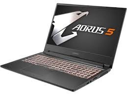 AORUS 5 MB-i5 10th Gen 10200H-8GB-512GB NVMe SSD M.2-GTX 1650 Ti DDR6 4GB -1‎5.6" Free Dos- Black