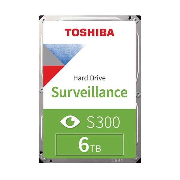 Toshiba Surveillance Hard Drive S300 6TB | HDWT860UZSVA