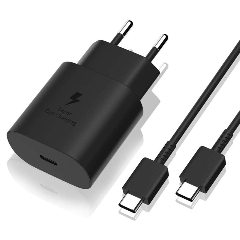 Samsung 25W PD Charger EU with Type-C to Type-C Cable 3A