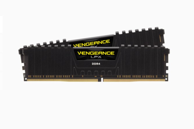 CORSAIR 8GB DDR4 2400MHZ RAM (BLACK)