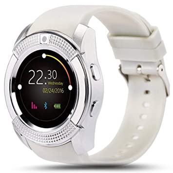 V8 Watch White Sim Supported