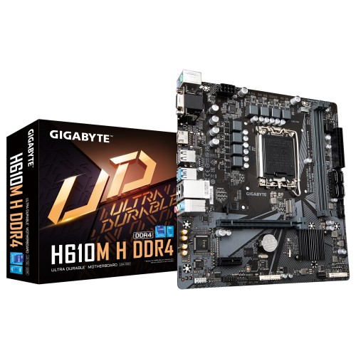 Gigabyte H610M H DDR4 12th/13th Gen Intel LGA1700 Socket Motherboard