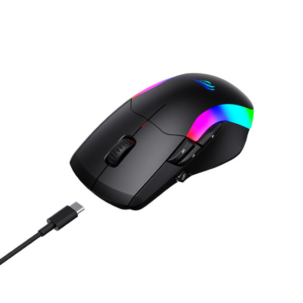 HAVIT MS959 RGB Backlit Programmable Dual Mode Gaming Mouse