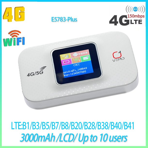 E5783 Plus 4G LTE CAT4 300Mbps Portable WiFi Router