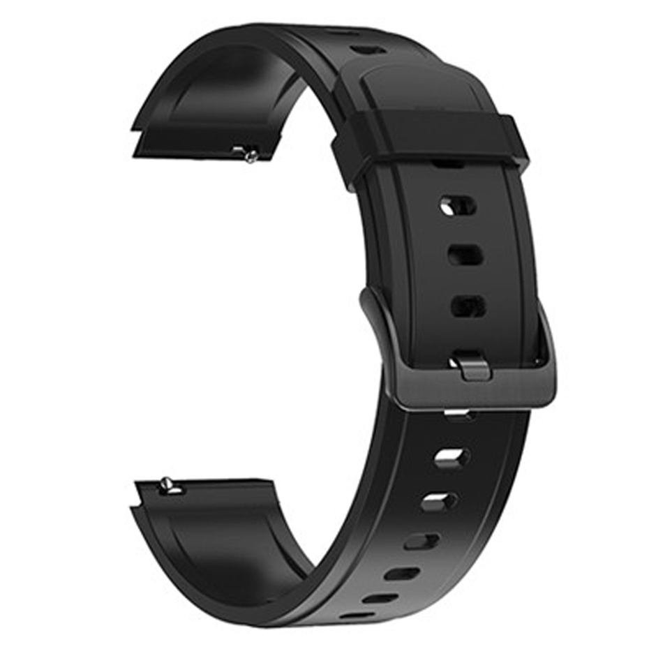 22mm Black Gripped Smartwatch belt