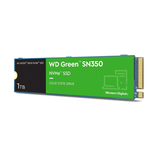 Western Digital Internal SSD Green 1 TB SN350 NVMe Gen3 x4 PCIe 8Gb/s, M.2, Up to 3200 MB/s - WDS100 T3G0C