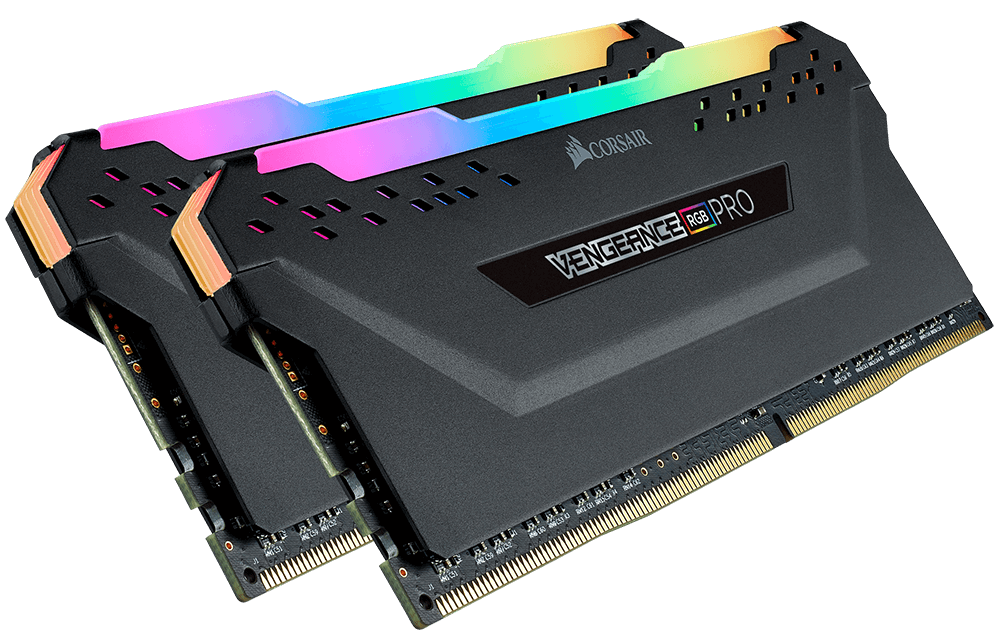 CORSAIR VENGEANCE 8GB DDR4 3200MHZ RGB PRO MEMORY MODULE (BLACK)