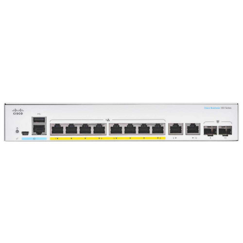 Cisco CBS350 8-port GE PoE+ Gigabit Managed Switch