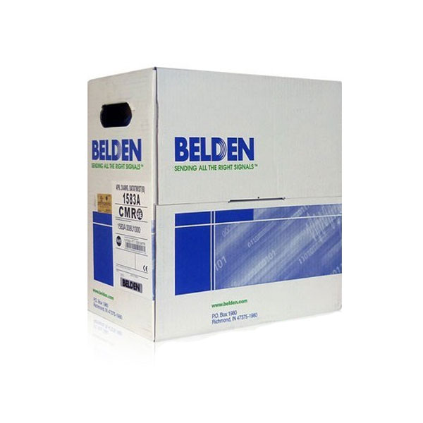 Belden 7814A (006A1000) Cat 6, 24 AWG Solid UTP Cable , 305m/ Box-Blue