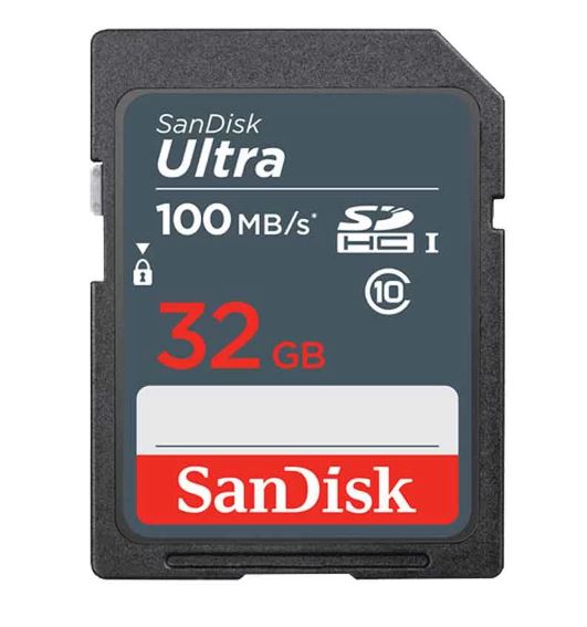 Sandisk Ultra SDUNR 32GB SDHC UHS-I Class 10 Memory Card #SDSDUNR-032G-GN3IN