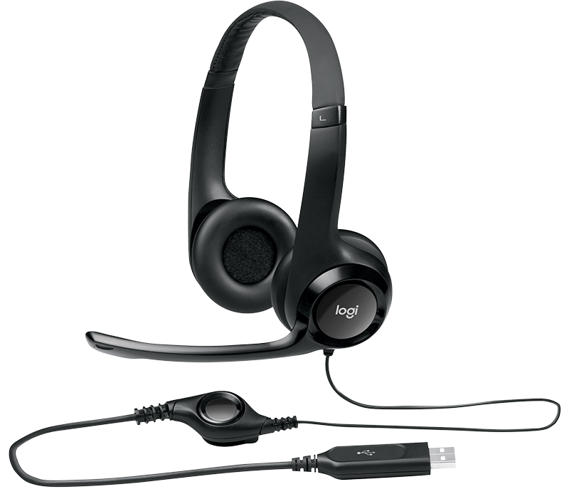 Logitech USB Headset H390 Black (981-000485)