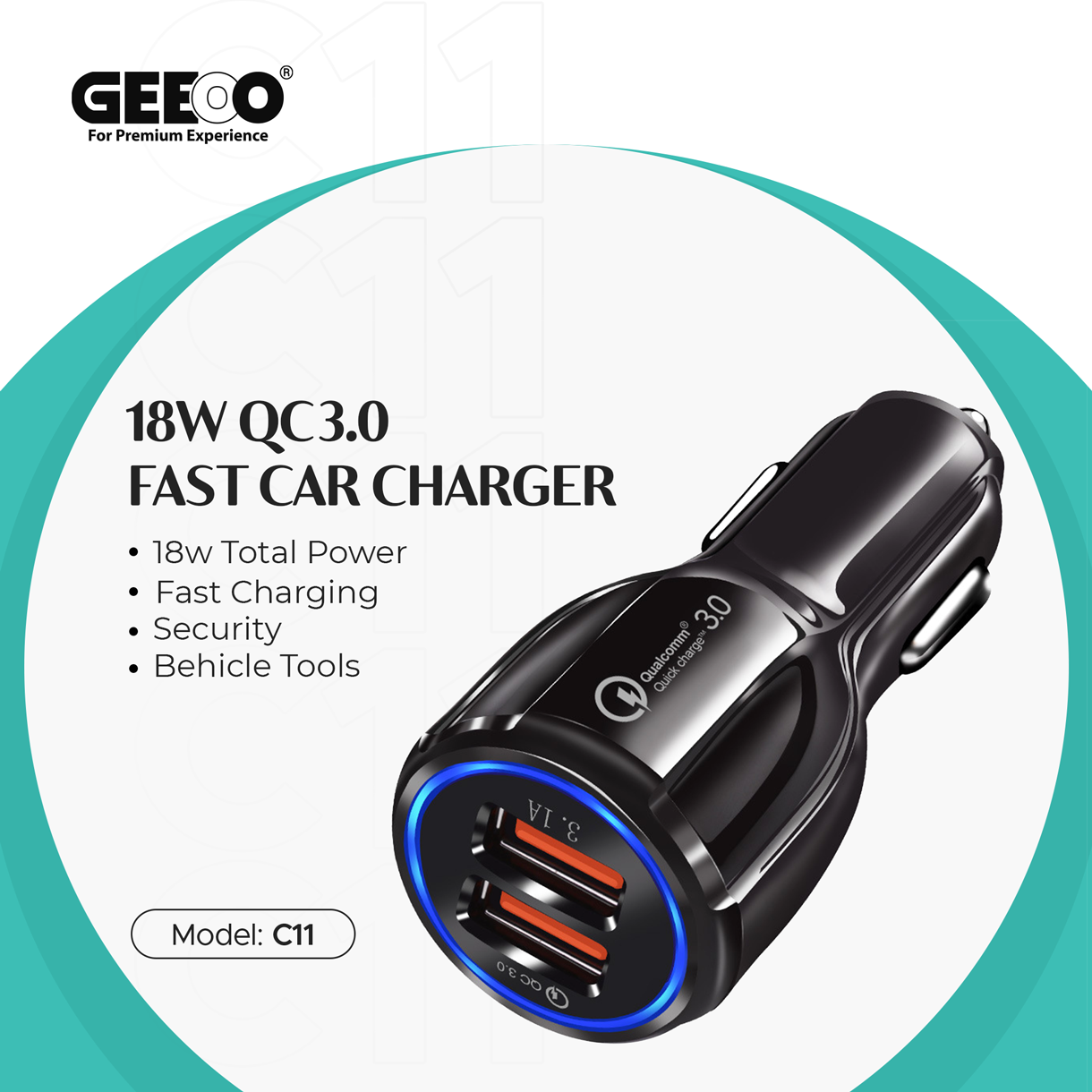 Geeoo C11 Car Charger Price in Bangladesh