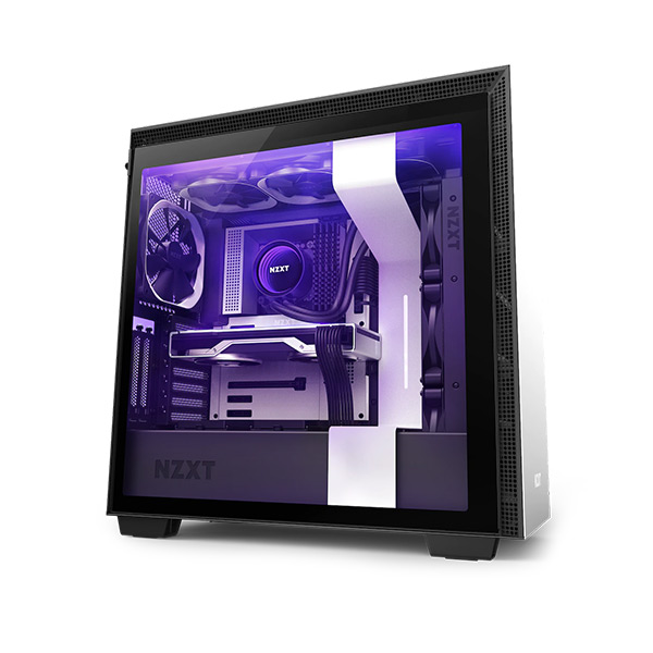 NZXT H710i (CA-H710I-W1) Mid-Tower Casing with Smart Device 2 - White/Black