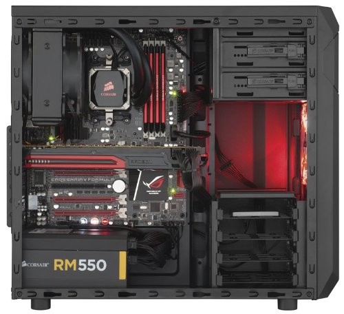 Corsair Carbide Series SPEC-01 Red LED / Blue Mid-Tower Gaming Case