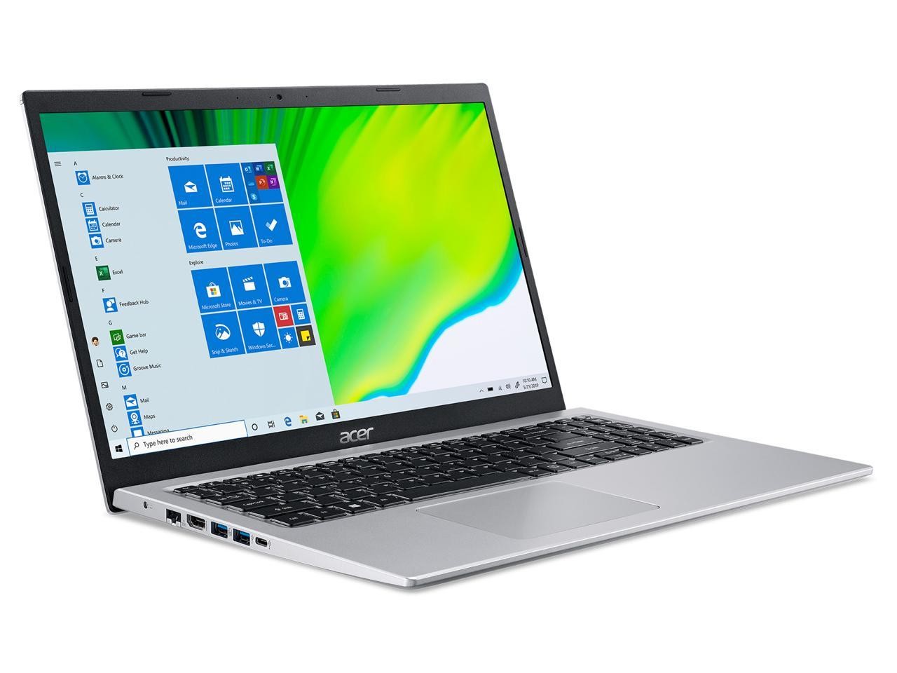 Acer Aspire A515-56-Intel® Core™ i5-1135G7-8 GB 10 Home-Pure Silver