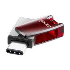 APACER 32GB AH180 USB 3.2 TYPE-C DUAL MOBILE USB FLASH DRIVE RED RP