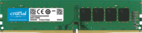 Crucial 4GB DDR4-2400 UDIMM