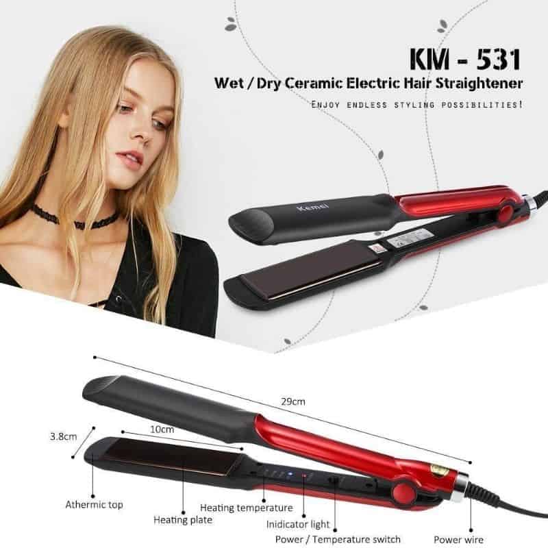 Kemei KM-531 Professional Hair Straightener