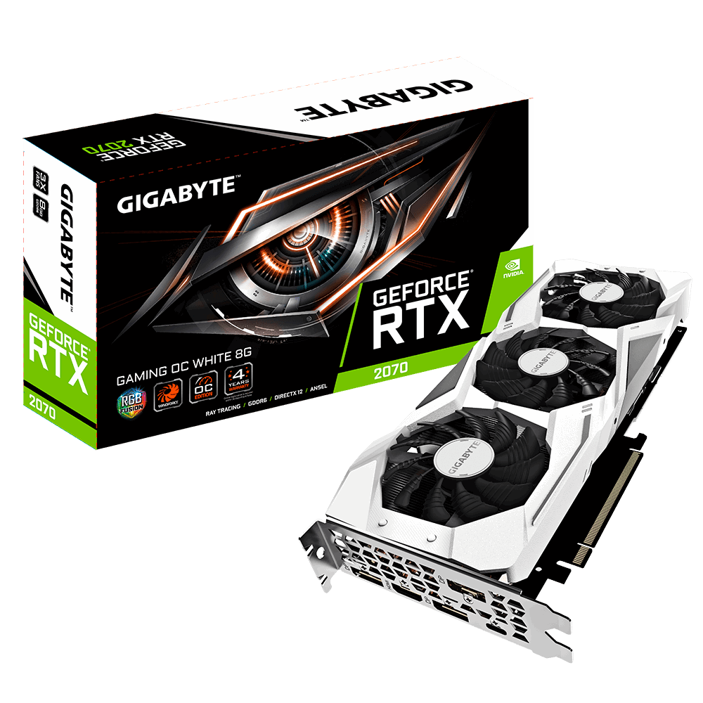 GIGABYTE GeForce RTX 2070 GAMING OC WHITE 8G # GV-N2070GAMINGOC WHITE-8GC