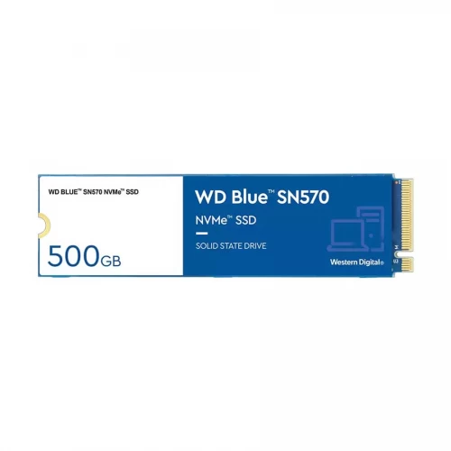 Western Digital Internal SSD Blue 500GB SN570 NVMe Gen3 WDS500 G3B0C