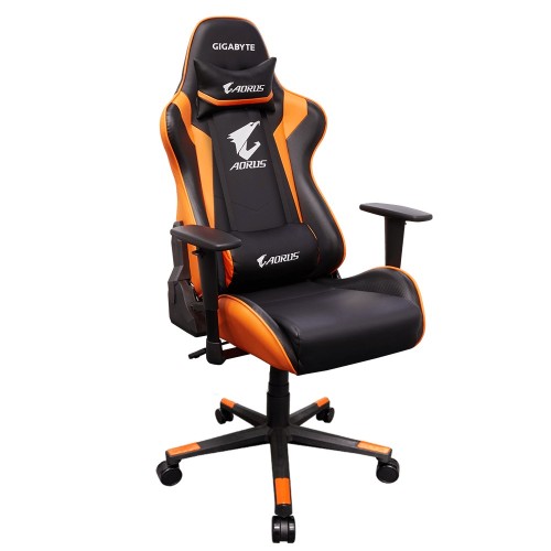 Gigabyte Aorus AGC300 Gaming Chair with Lumbar Cushion And Headrest