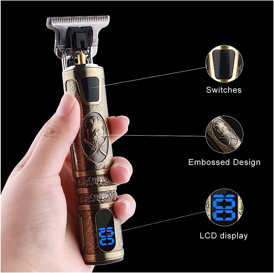 Vintage T9 Electric Shaver Premium with LCD Display
