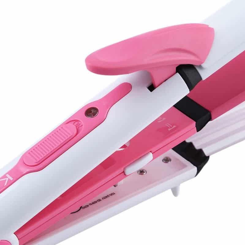 Kemei KM-1213 Professional Ceramic Coating 3 In 1 Hair Iron Curler Curling Iron Hair Styling