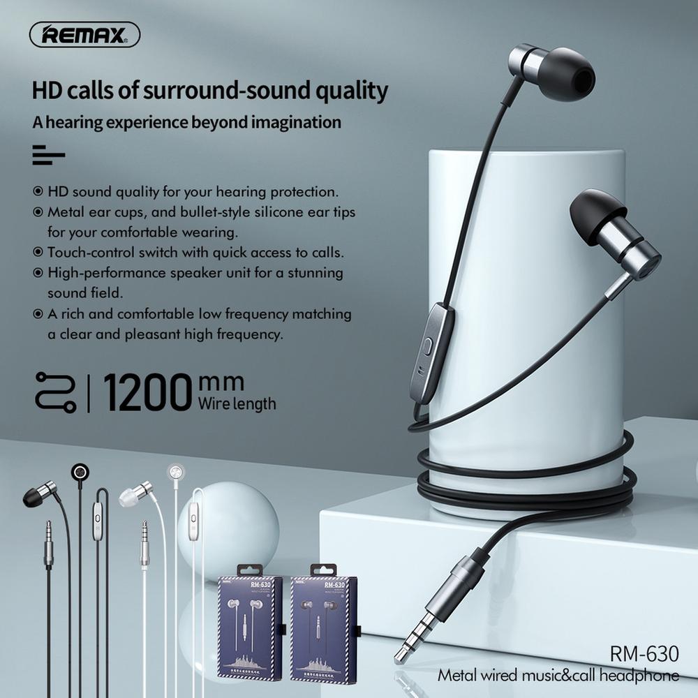 Remax RM630 Metal Earphone