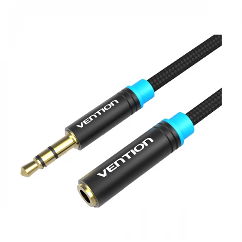 Vention 3.5mm Male to Female, 3 Meter, Black Audio Cable #VAB-B06-B300-M