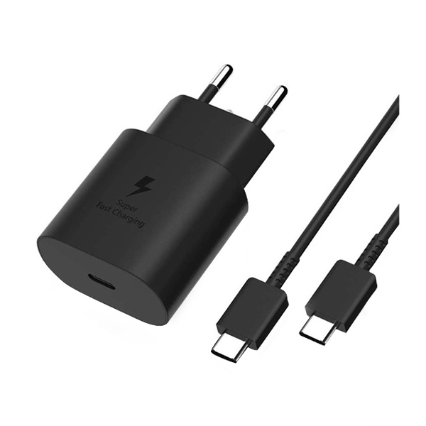 Samsung 25W PD Charger EU with Type-C to Type-C Cable 3A