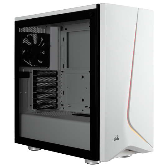Corsair Carbide SPEC-06 RGB Tempered Glass Case — White/Black