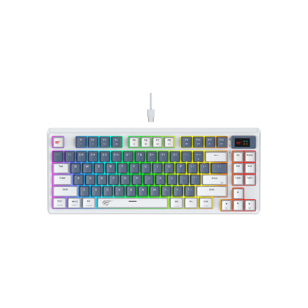 HAVIT KB884L GAMENOTE USB TO TYPE-C MULTI-FUNCTION RGB BACKLIT MECHANICAL KEYBOARD