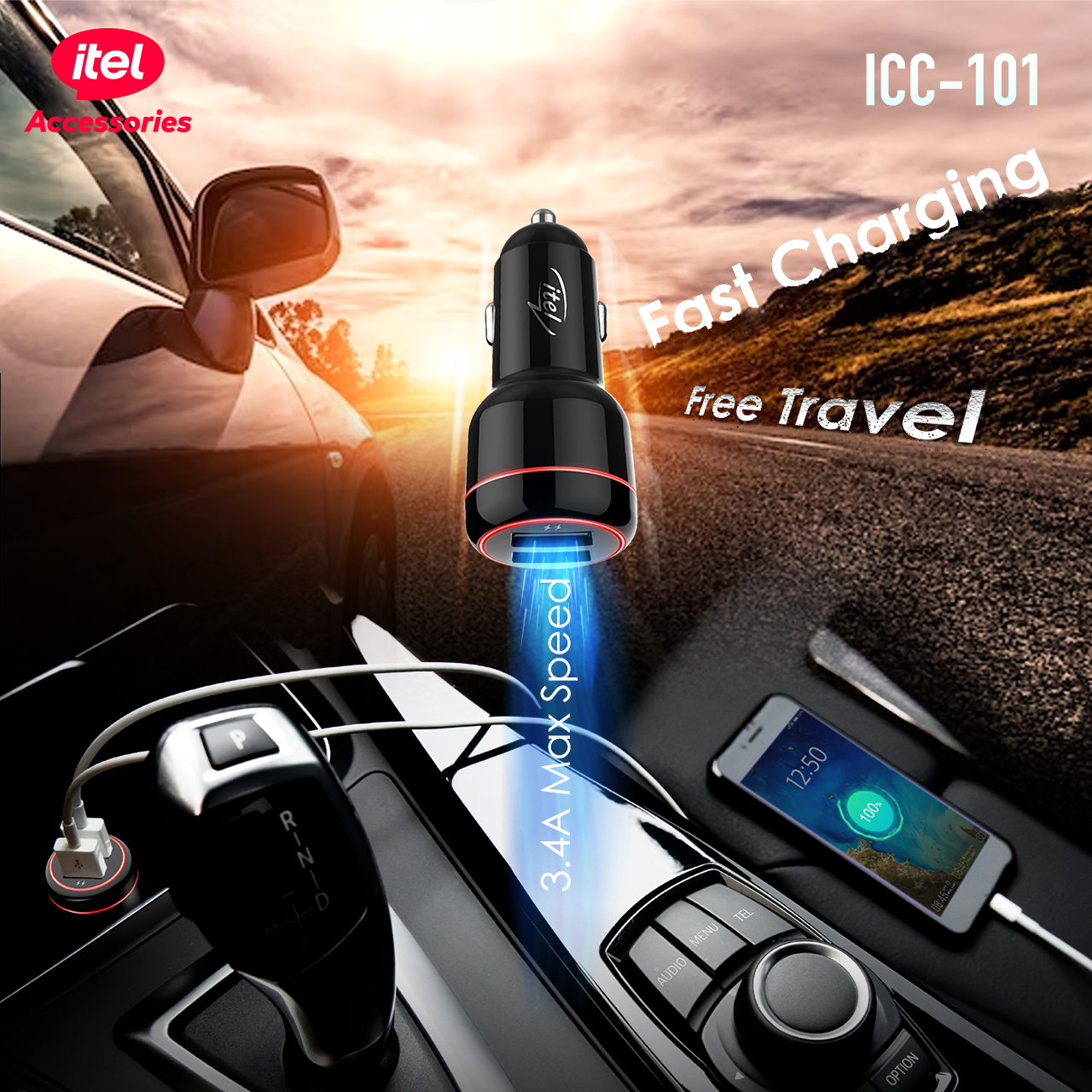 Itel ICC-101 Car Charger