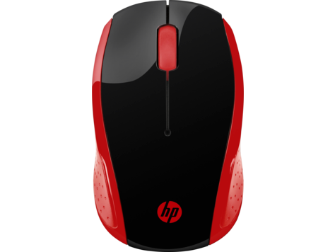 HP 200 Emprs Red / Black Wireless Mouse