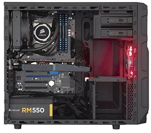 Corsair Carbide Series SPEC-03 Red LED & White Red Mid-Tower Gaming Case
