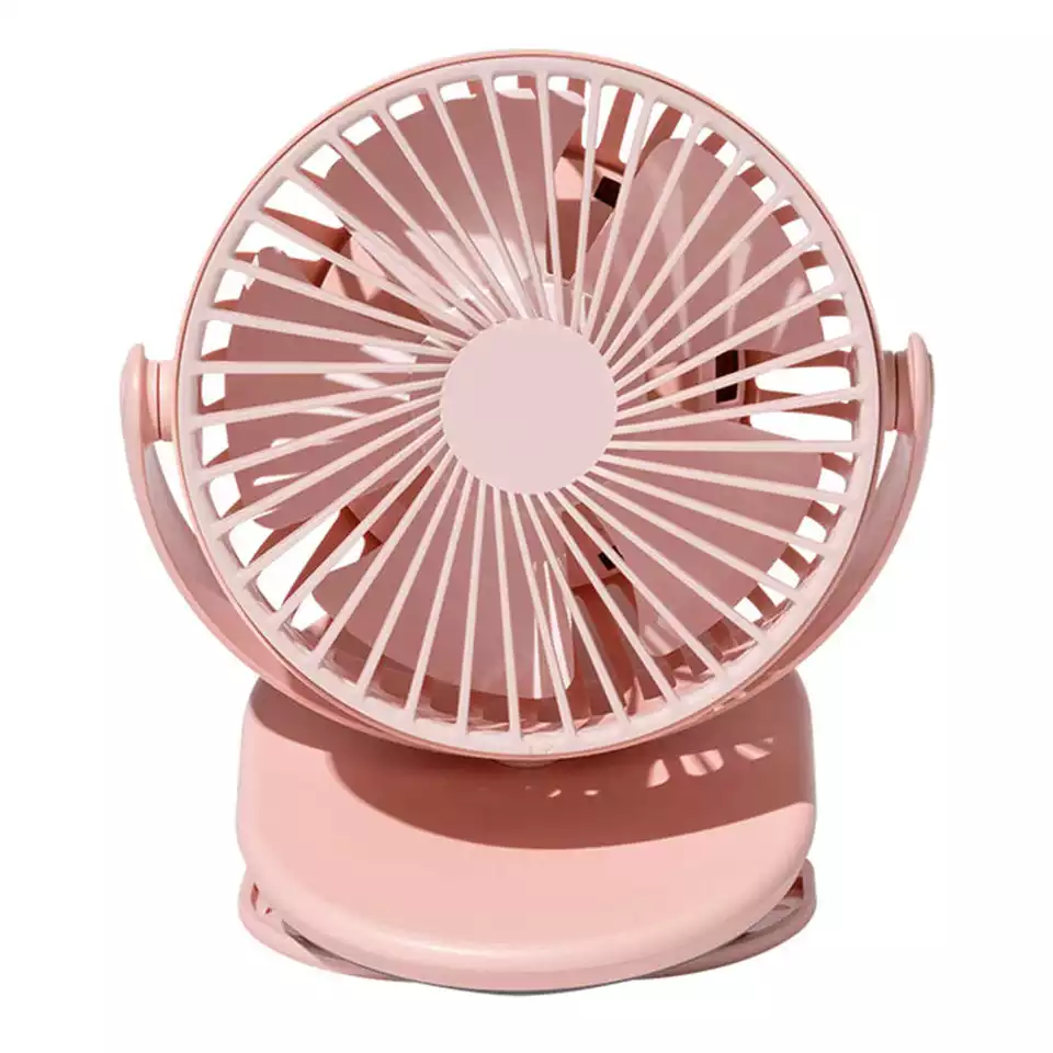 Solove F3 Mini Clip Fan with 2000mAh Battery - Pink