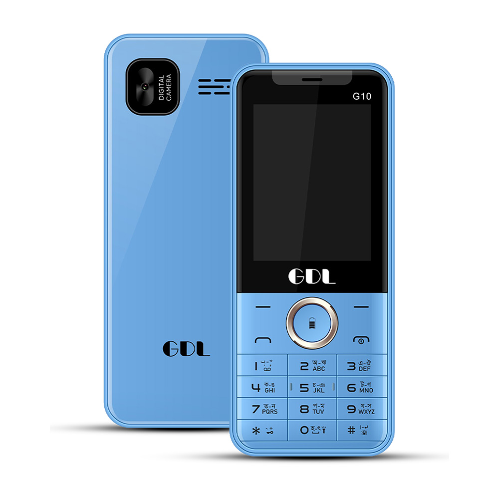 GDL G10 Dual Sim Feature Phone (Free Remax RW 106 Earphone)