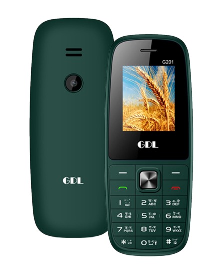 GDL G201 Dual Sim Phone-Emerald Green