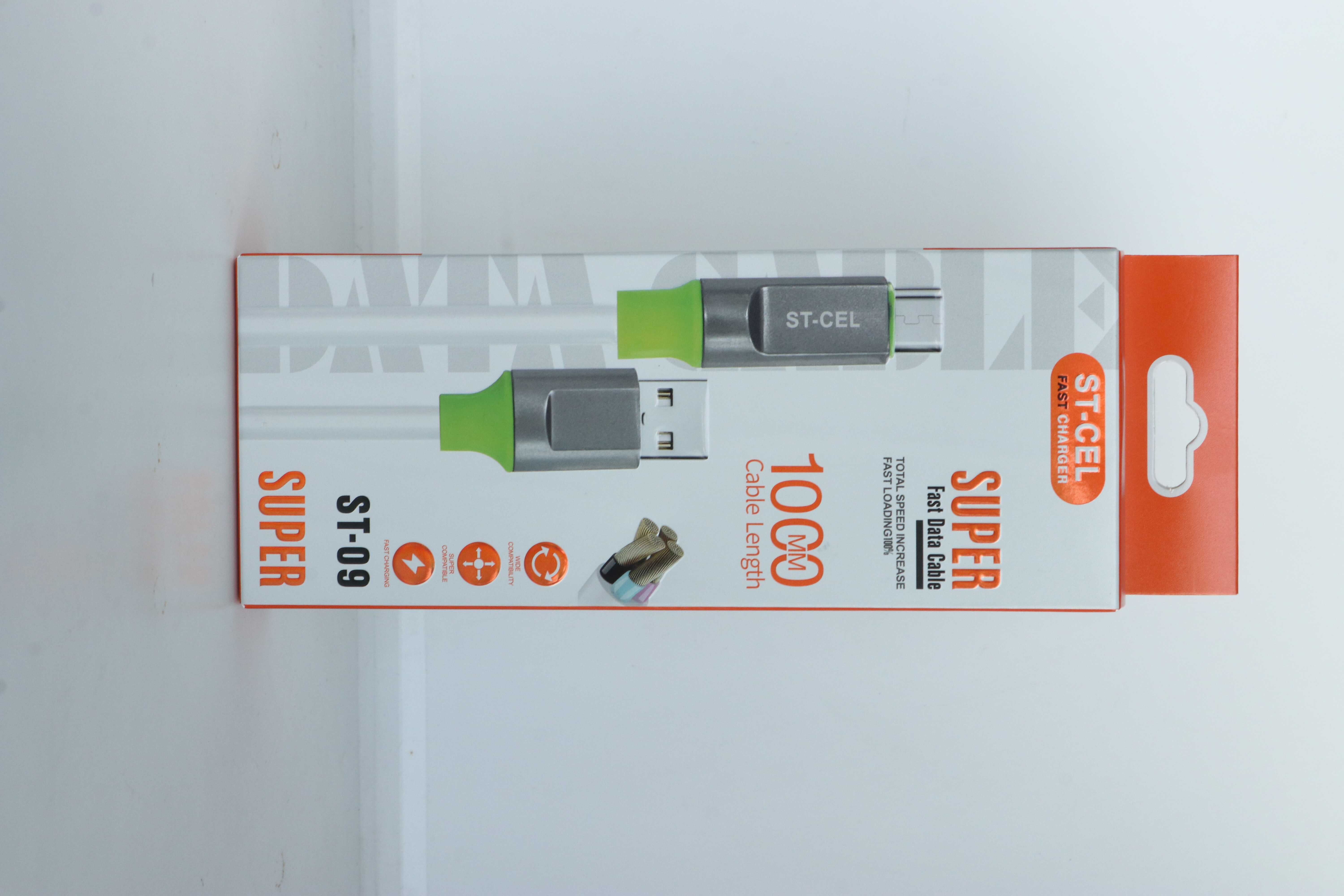 Siraj Telecom ST-09 Type B Charging Cable (White)