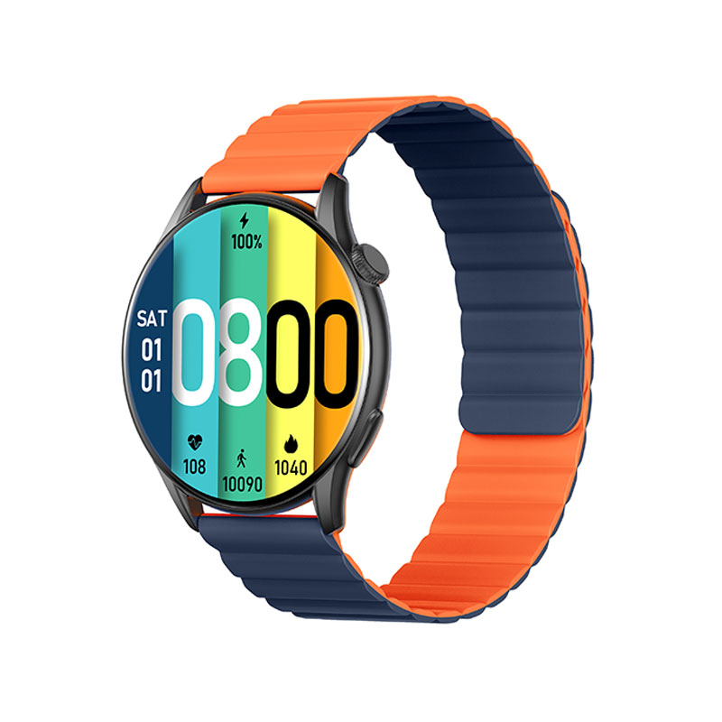 Kieslect KR Pro Calling Smart Watch  Orange ( Free Strap + Protector)