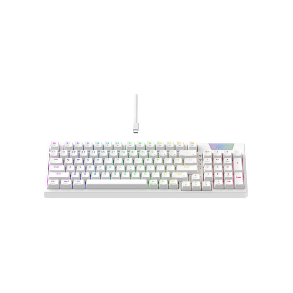 HAVIT KB885L GAMENOTE USB TO TYPE-C MULTI-FUNCTION RGB BACKLIT MECHANICAL KEYBOARD