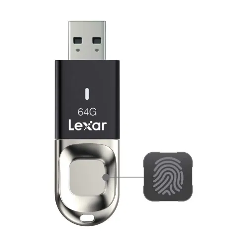 Lexar JumpDrive Fingerprint F35 64GB USB3.0 Pen Drive