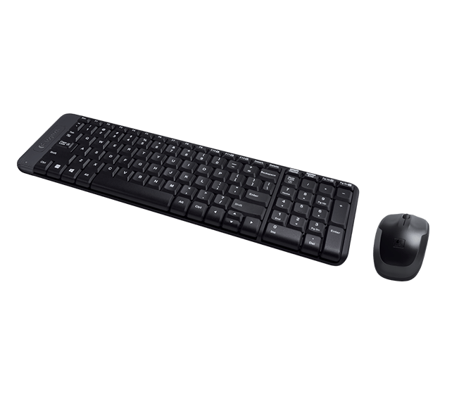 Logitech MK220 Wireless Keyboard and Mouse Combo Black (920-003554)