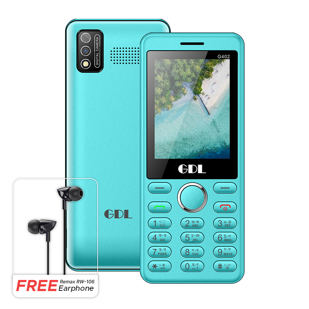 GDL G402 Dual Sim Phone (Free Remax RW 106 Earphone)