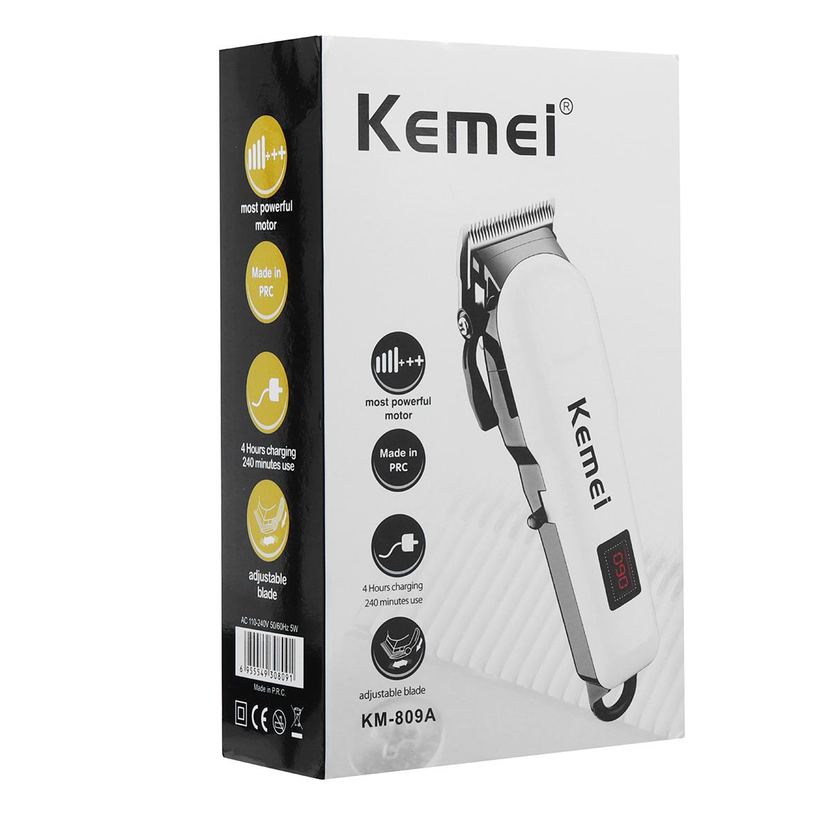 Kemei KM-809A Hair Clipper and Beard Trimmer