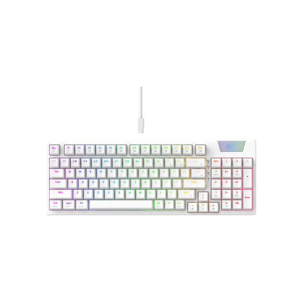 HAVIT KB885L GAMENOTE USB TO TYPE-C MULTI-FUNCTION RGB BACKLIT MECHANICAL KEYBOARD